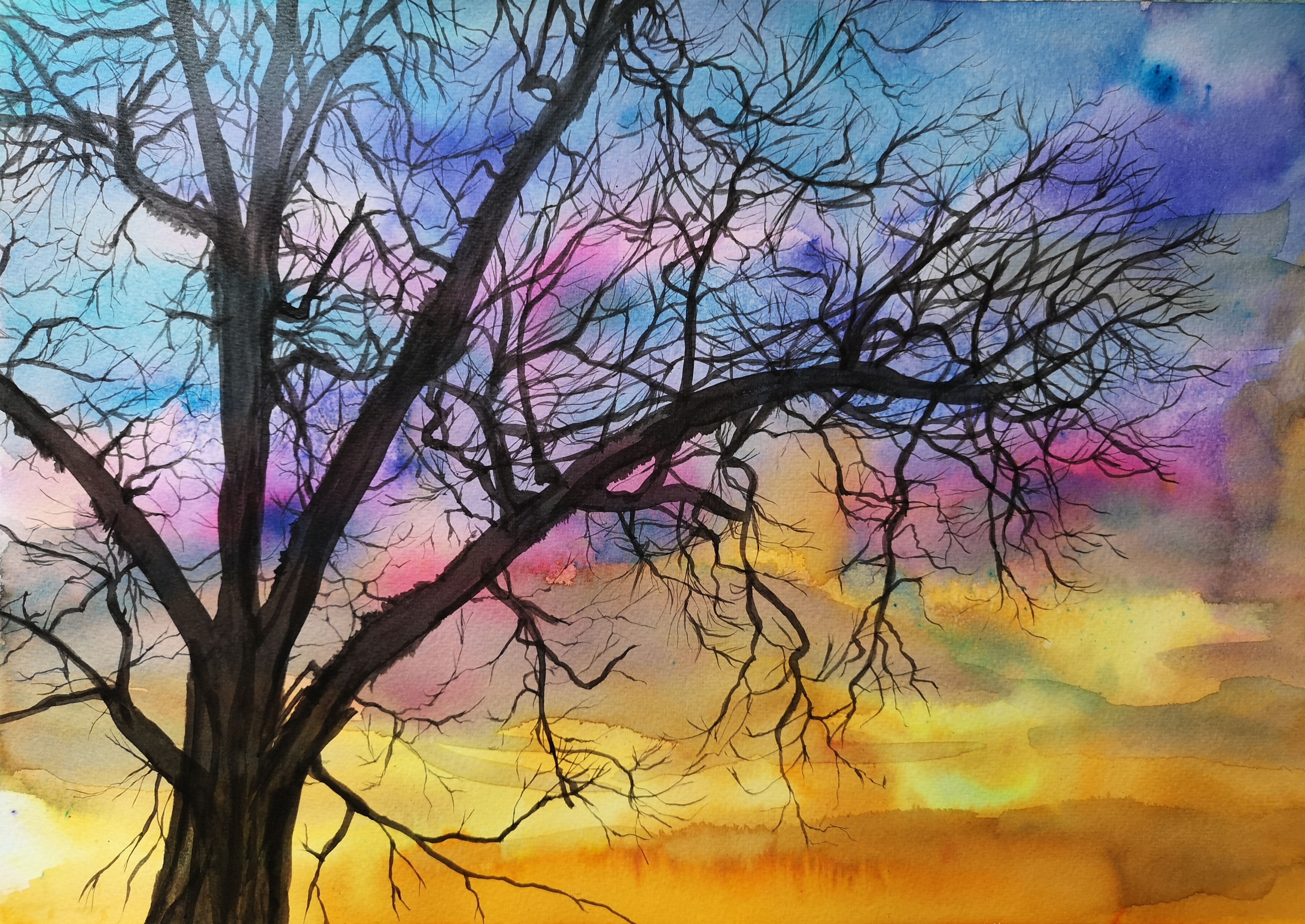 Tree painting